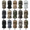 Cycling Caps & Masks Military CP Balaclava Full Face Scarf Neck Head Warmer CS Wargame Hunting Ski Sports Tactical Men Camo Bandana