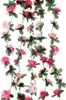 5 Pack / 2 Pack 2.5m Fake Rose Vine Bloemen Garland Plant Kunstbloem Opknoping Ivy Home El Wedding Party Garden Decor 210831