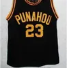 Chen37 Custom Men Youth Women Vintage Barack Obama 23 Punahou College Basketball Jersey Size S-4XL أو مخصص أي اسم أو رقم قميص