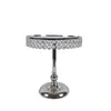 Andere Bakvormen 1 stks Ronde Cake Stand Voetstuk Houder Party Kristal Zilver Color2561