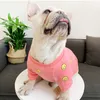 Parent-Enfant Chien Vêtements Costume Bouledogue Français Pour Chiens Manteau Veste Vêtements Pour Animaux Carlin Vêtements Pour Chiens Costume Outfit Ropa Perro 211013