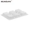 SILIKOLOVE Stampo per torta nuvola 3D Stampi per mousse in silicone Stampi per bolle quadrate per cuocere 6 cavità 211110