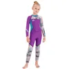 Swim Wear Kids Diving Suit Neoprene One Piece Long Sleeves UV Protection Swimwear Wetsuit Swimsuit Children Boys Girls