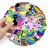 50 Cartoon Osobowość Rainbow Color Series Naklejki Laptop Hełm w wodzie Cup4163894