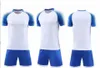 Shion 11チームBlank Jerseysセット、カスタム、トレーニングサッカーはショートパンツ005で走っている半袖