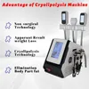 Cryolipolysy Body Slimming Machine Portable viktminskning Fettfrysning Kryoterapi Utrustning RF Radio Frekvens Hudstramning