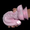 NXY anal Toys Nuun Alien Big Cock Dildo Real Lesbian Plug Fetish Flirting Happy Prostate Massage With Knots and Buls Sex Toy Store 1206