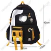 Mochila estilo à prova d 'água menina harajuku kawaii nylon mulheres saco de escola senhora faculdade estudante pin badge livro novo 1119