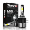TXVSO8 Car LED Headlight H15 110W 26000Lumens High Beam COB Chips 6000K White Super Bright 2PCS