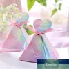 Emballage cadeau "Europe triangulaire pyramide style boîte à bonbons faveurs de mariage fête d'anniversaire bébé douche fournitures boîtes en papier matériel" 1 prix d'usine conception experte qualité