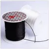 40M (43Yard) flat Elastic Crystal Stretch String Polyester Cord For Jewelry Make bracelet Kralen Wire Craft Accessories