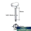 1Pc Médical En Acier Inoxydable Langue Mamelon Bar Piercing Industriel Barbell Boucle D'oreille Tragus Helix Oreille Piercing Bijoux De Corps 14G Usine prix expert conception Qualité