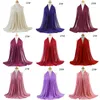 Pérola chiffon bolha monocromo lenço de bolha de alta qualidade direta vendendo hijab s fábrica étnica 2021238c