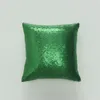 Glitter Mermaid Sequins Pillow Case Luxury Sofa Cushion Cover Decorative Cushions 40*40 Sliver Pink Gold Pillowcover