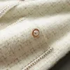 Frühling Frauen Weste Faux Nerz Pelz Luxuriöse Einreiher Weste Gestrickte Pullover Ärmellose Übergroße Jacke C-260 210909