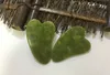 Gua Sha Facial Tool Natural Jade Stone Guasha Board for SPA Acupuncture Therapy Trigger Point Treatment Scraping Massage Tool (Green) XB1