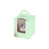 Подарочная упаковочная коробка для кекса портативная одно бумажная держатель -носитель, кексы с окнами с окончательными вставками для выпечки упаковки