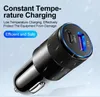 Chargeurs de voiture PD Type C USB-C 3.1A 15W, adaptateurs universels de chargeur de téléphone portable pour smartphone GPS