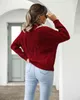 Autunno inverno moda casual maglione a collo alto maglione a maniche lunghe maglieria pullover per donna maglioni oversize maglione 210508