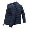 Erkekler artı boyutu ördek aşağı palto moda trendi rüzgar geçirmez stand boyun kirpi ceket tasarımcı kış toptan sıcak ekmek rahat puf ceketler