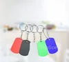 Rectangle Dog Tag Metal Blank Military Pet Dog ID Card Tags Alliage d'aluminium Army Dog TagsColorful Pet TagKeyring Personnalisable A2097