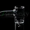 Beracky Full Weld Beveled Edge Highbrid Auto Spinner Smoking Quartz Banger With Two Spinning Holes 20mmOD Seamless Terp Slurper Nails For Glass Water Bongs Dab Rigs