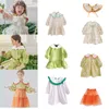 Baby girls klänning 2021 vår sommar rj märke söta tecknad barn flickor kausalklänning mode koreansk toddler flicka prinsessan klänningar Q0716