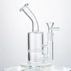 14mm Female Joint Colorful Heady Hookahs Glass Bong 7 Inch Oil Dab Rig Honeycomb Perc Water Pipes 5mm Thickness Bongs With Bowl LXMD21401