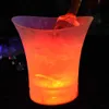 5L 4 cores Plástico à prova d'água LED Balde de Gelo Barra Boate Light Up Champanhe Uísque Cerveja Balde Bar Festa Noturna