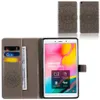 Samsung Galaxy Tab T220/T500/T290/T510/T590/P200 Ayçiçeği Kabartma PU Deri Flip Kickstand koruyucu kapak Kart Yuvaları