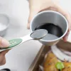 5 / 6 Pcs Magnetic Measuring Spoons Stainless Steel Dual Sided Teaspoon for Sugar Salt Flour Oil Soy Sauce 210615