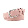 Bälten 2021 Designer Fashion Women's Pu Leather Luxury Straps Female Midjeband Silver Pin Buckles Vintage Jeans Dress Belt