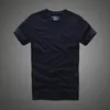Mężczyźni T Shirt AF 100% Bawełna Solid O-Neck Krótki Rękaw Tshirt Wysokiej jakości Y0322