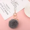 Fashion Credit Card Puller Pompom keychains Acrylic Debit Bank C ard Grabber Long Nail ATM Keychain Cards Clip Nails Key Rings