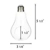 Storage Bottles & Jars 24 X D8 13cm Hanging Terrarium Flower Plant Glass Vase Light Bulb Shape Home Wedding Decor269q