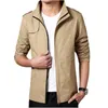Men's Jackets 2022 Brand Jacket Men Slim Fit Solid Casual Fashion Overcoat Outwear Spring And Autumn High Quality Plus Size M-5XL