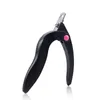 Wholesale новый ногтей Art Checkper Специальный тип U Word False Nails Tips Edge Trimmers Makeure Care Tool Красочные резаки из нержавеющей стали