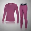 Intimo termico da donna invernale Set Quick Dry Long Johns Abbigliamento invernale Donna Confortevole intimo termico Tute 211217