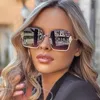 Sunglasses Sunglasses Half Frame Luxury Women Pearl Square Fashion Shades UV400 Vintage Glasses T2201293