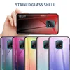 Telefonväskor för Xiaomi RedMi 10X PRO 5G 4G Case Tempered Glass Cover Xiomi RedMi Not 9 9S Pro Max Back Hölje med mjuka kanter