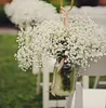 화이트 Babys 호흡 인공 꽃 Gypsophila 플라스틱 꽃 홈 장식 DIY 수요일 파티 장식 가짜 꽃