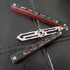 Nouveau TheOne Balisong Original Point Butterfly Trainer Training Knife Not Sharp Squid Snake Sea Monster Basilisk Jilt Swing Knives BM51 V6 V3 EX10 Hom BM42 AB Barebones