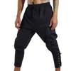 Herrbyxor viking pirate cosplay vuxen man medeltida kostym snörning bandage larp capris byxor vintage vävd bomull jogger229a