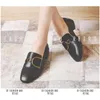 Dress Shoes INS Women Pumps Genuine Leather Cow Fashion Soft Metal Decoration British Basic Models 3 Colors