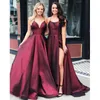 2021 Sexiga mörkgrå balklänningar Full paljetter Spaghetti Straps Mermaid Long Evening Downs Plus Size Custom Made Pageant Dresses BC0274