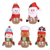 Christmas Decorations Candy Jar Santa Snowman Elk Cartoon Doll Bottle Boxes