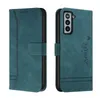 Étuis portefeuille en cuir PU mat, étui à rabat anti-empreintes digitales pour Samsung Galaxy S21 S20 S10 S9 S8 Plus Note 20 Ultra 10 9 8
