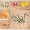 Artificial Flower Decorative Flowers & Wreaths Simulation plant single apple leaf For Home Decoration