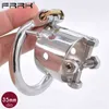 FRRK Spiked Cock Rings Metal Penis Cage Stainless Steel Male Chastity Belt Devices Decoration BDSM Sex Toys Bondage Stealth Lock 210324