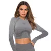 Contrast Color Sports T Shirt Woman Fast-drying Gym Yoga Crop Tops Women Breathable Workout Running Ropa Deportiva Mujer 210514